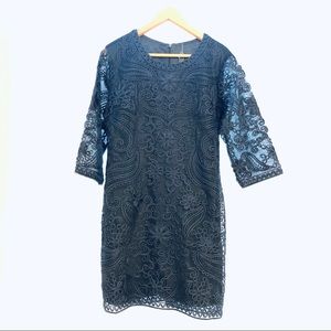 [ NWT ] PHOEBE Dress // Navy Lace Shift Dress